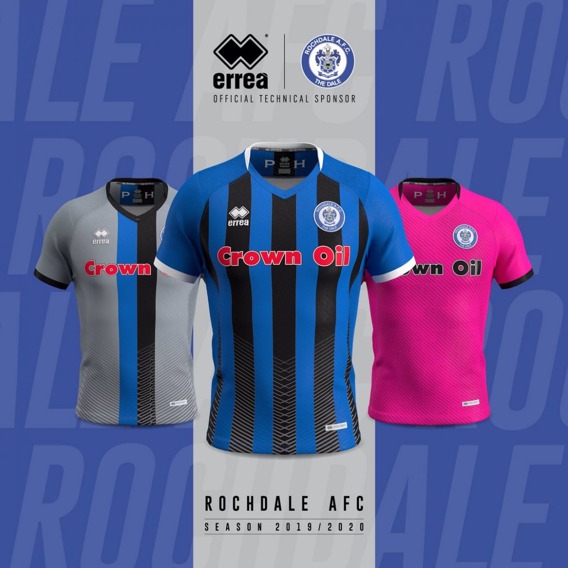 Camisas do Rochdale AFC 2019