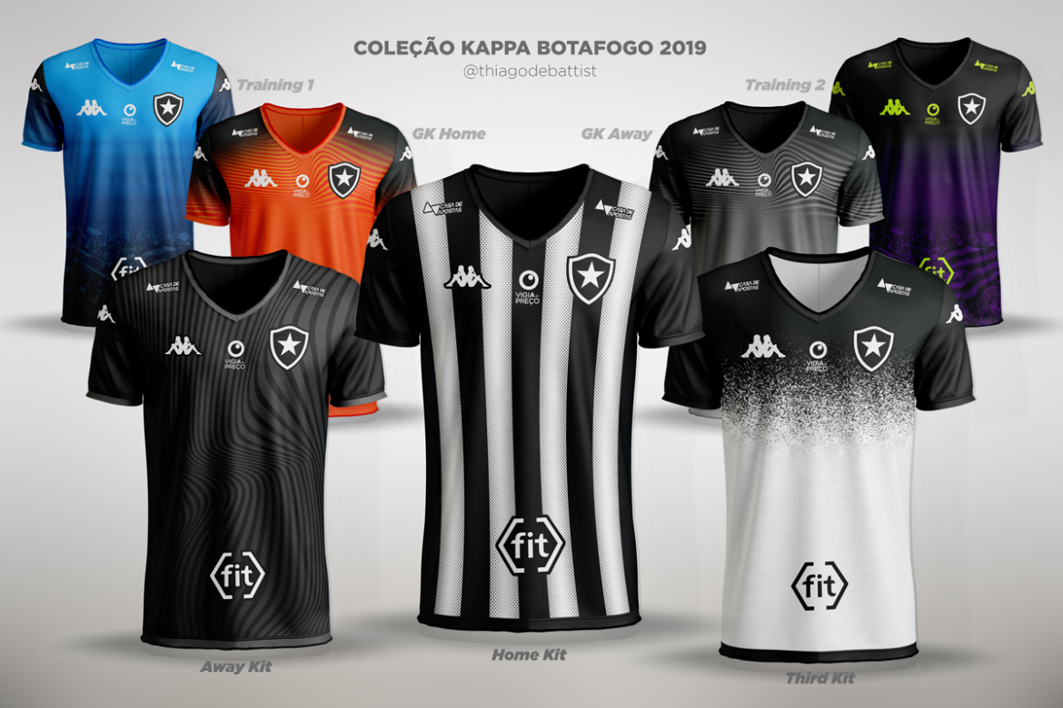 Leitor MDF Camisas do Botafogo FR 2019-2020 Kappa (Thiago De Battisti)