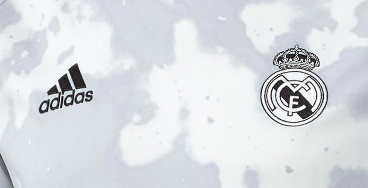 Pre-match Camisa manchada do Real Madrid 2019-2020 Adidas Parley