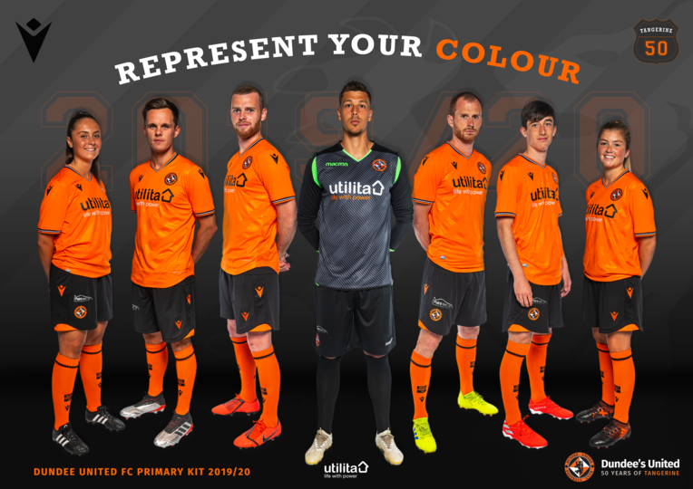 Camisas do Dundee United 2019-2020 Macron