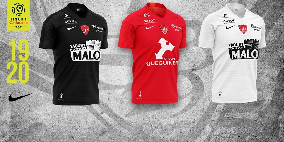 Camisas do Stade Brestois 2019-2020 Nike (8) Camisas do Stade Brestois 2019-2020 Nike