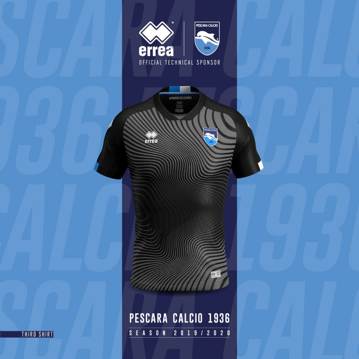 Camisetas Erreà del Pescara Calcio 2016/17