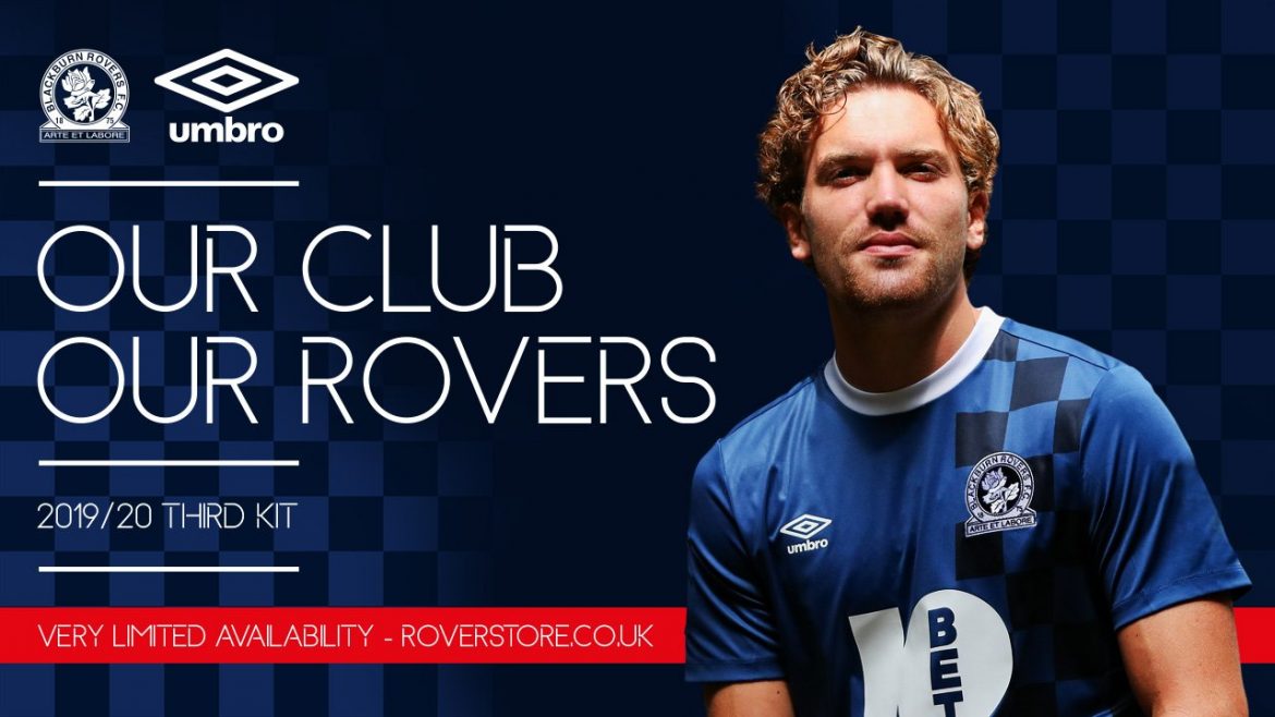 Maillot De Foot Umbro Blackburn Rovers, Taille L, Manches Courtes (neuf, Défaut Mineur Possible)