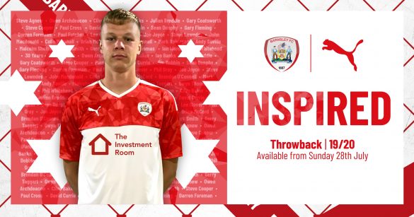 Terceira camisa do Barnsley 2019-2020 PUMA Retrô abre