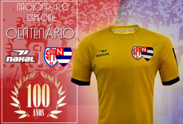 Camisa do centenário do Nacional AC 2019 Nakal