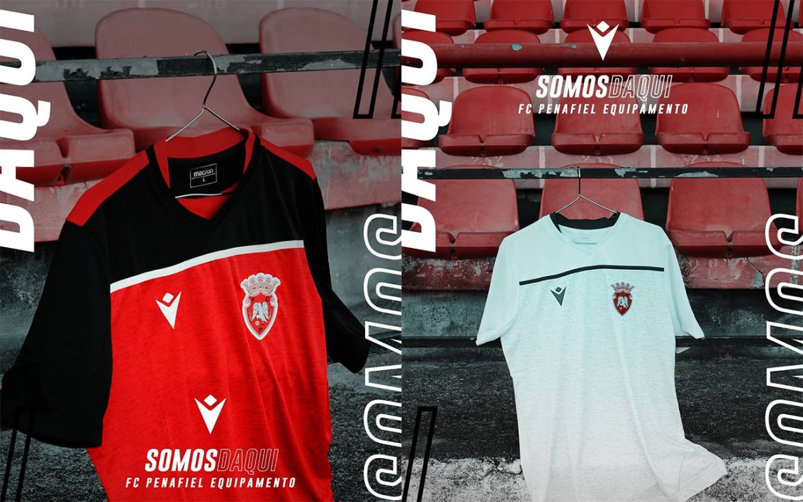 Camisas do FC Penafiel 2019-2020 Macron abre