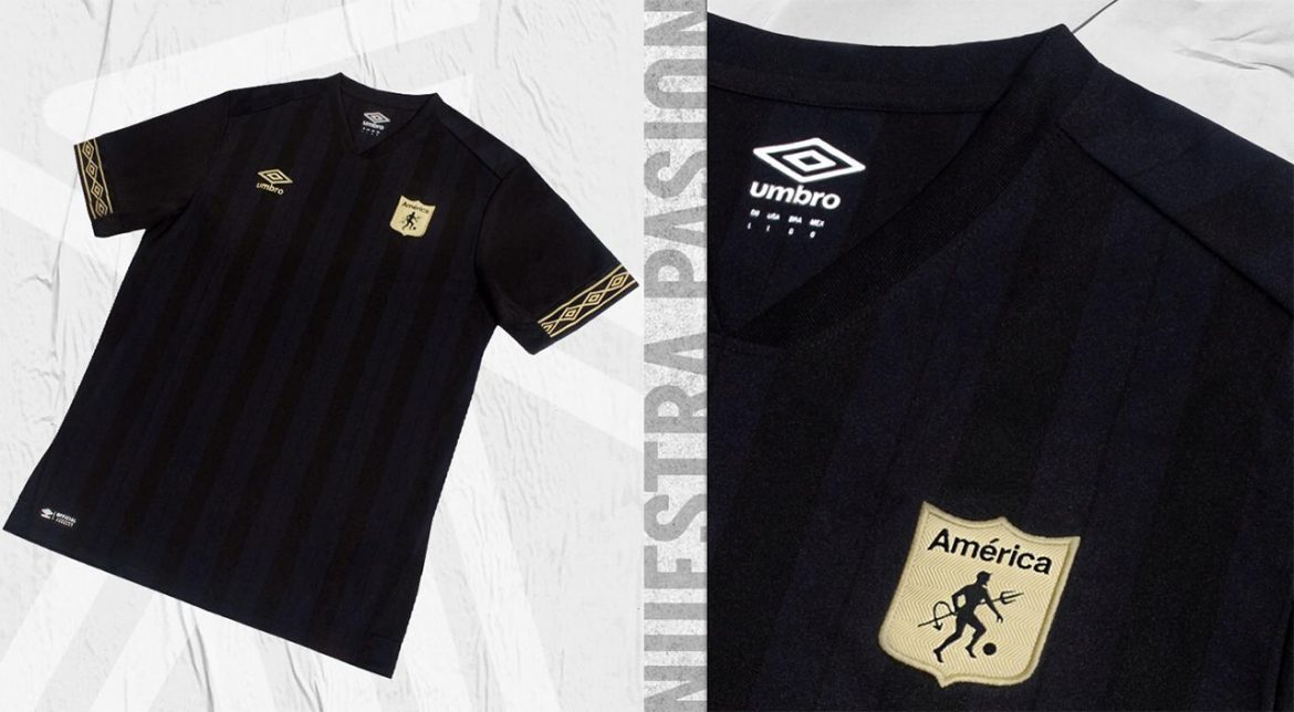 Terceira camisa do América de Cali 2019-2020 Umbro abre