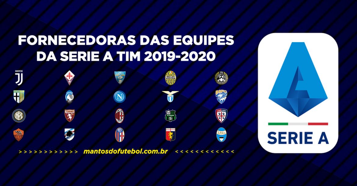 Uniformes e camisas da Serie A TIM 2019-2020 (Campeonato Italiano)