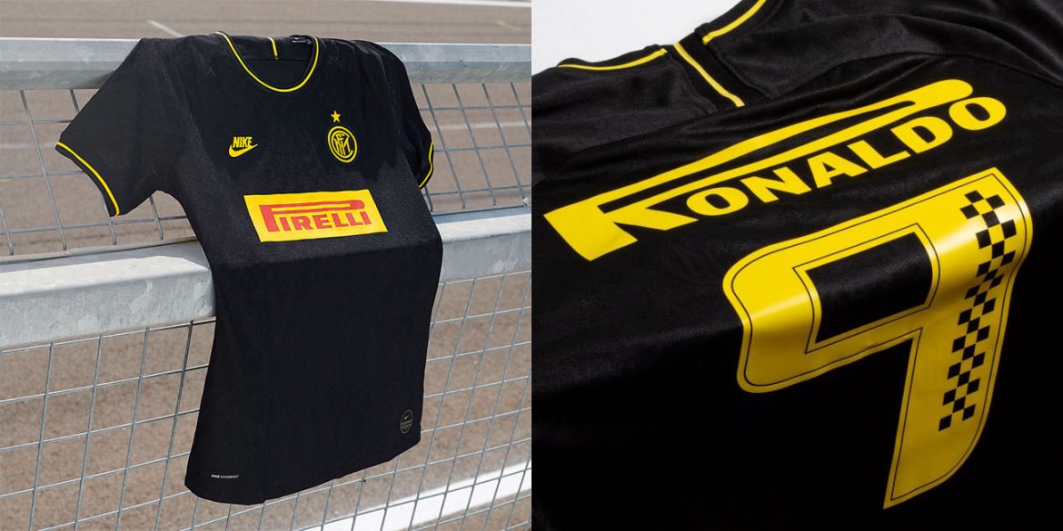 Loja cria customização para Ronaldo em nova camisa 3 da Inter de Milão