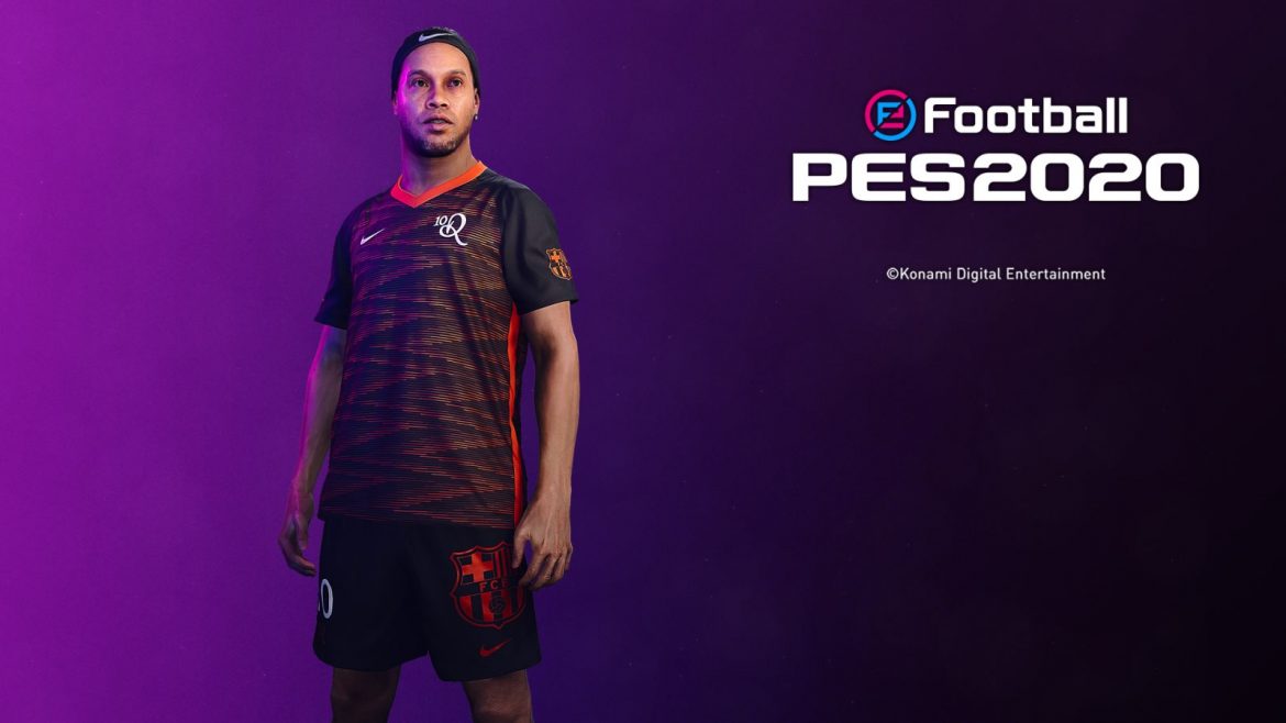 PES lança camisa exclusiva em parceria com Ronaldinho, Barça e Nike