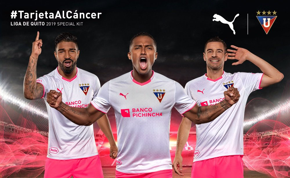 Camisa Outubro Rosa da LDU 2019 PUMA abre
