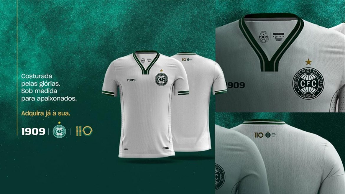 Camisa dos 110 anos do Coritiba 2019 1909 Sports abre