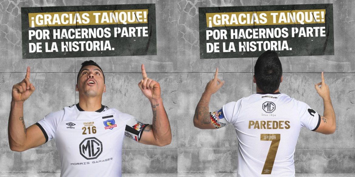 Colo Colo lança camisa especial para Esteban Paredes