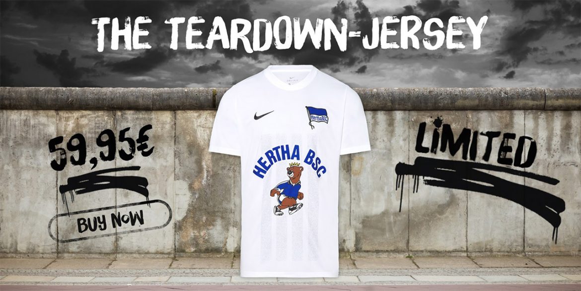 Mauerfall kit Hertha Berlin 2019-2020 Nike