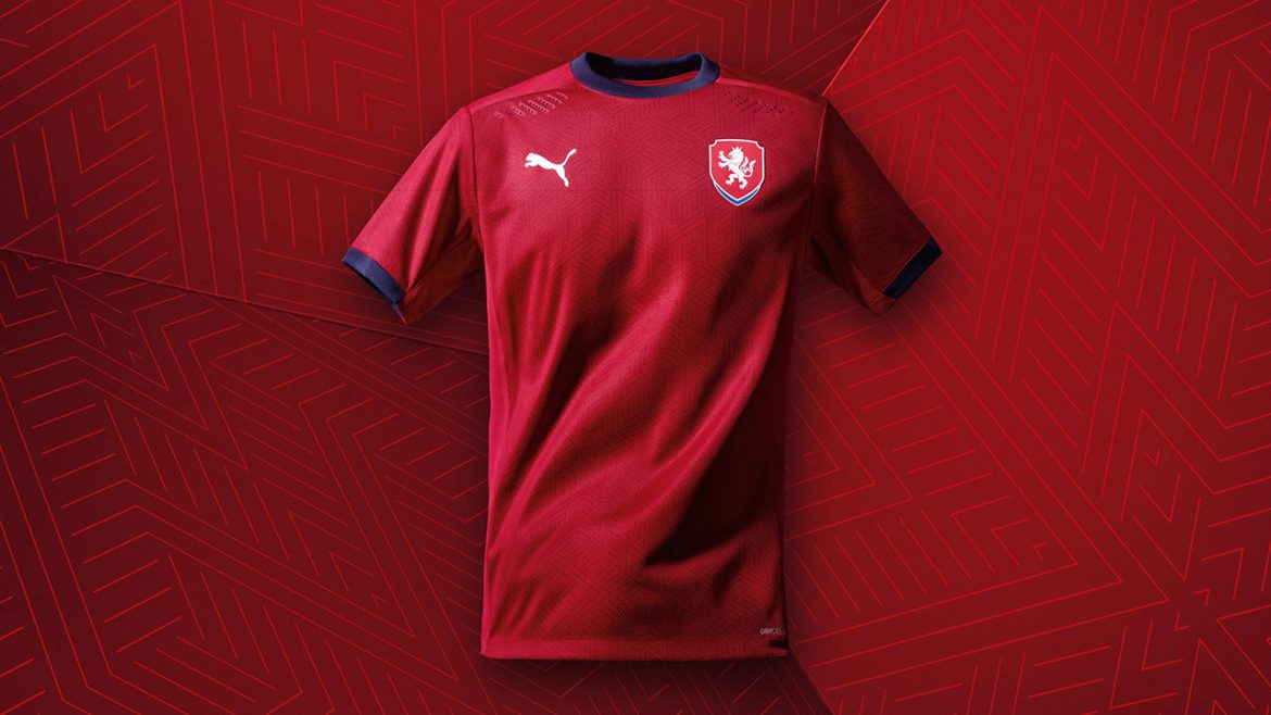 Camisas da República Tcheca 2020-2021 PUMA Titular a