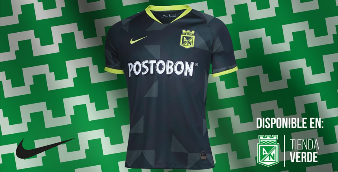 Camisas do Atlético Nacional 2020 Nike Reserva kit