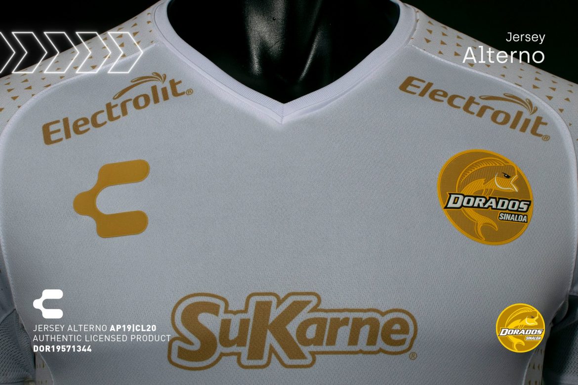 Terceira camisa do Dorados de Sinaloa 2019