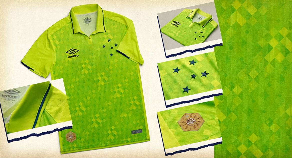 Terceira camisa amarela do Cruzeiro 2019 Umbro