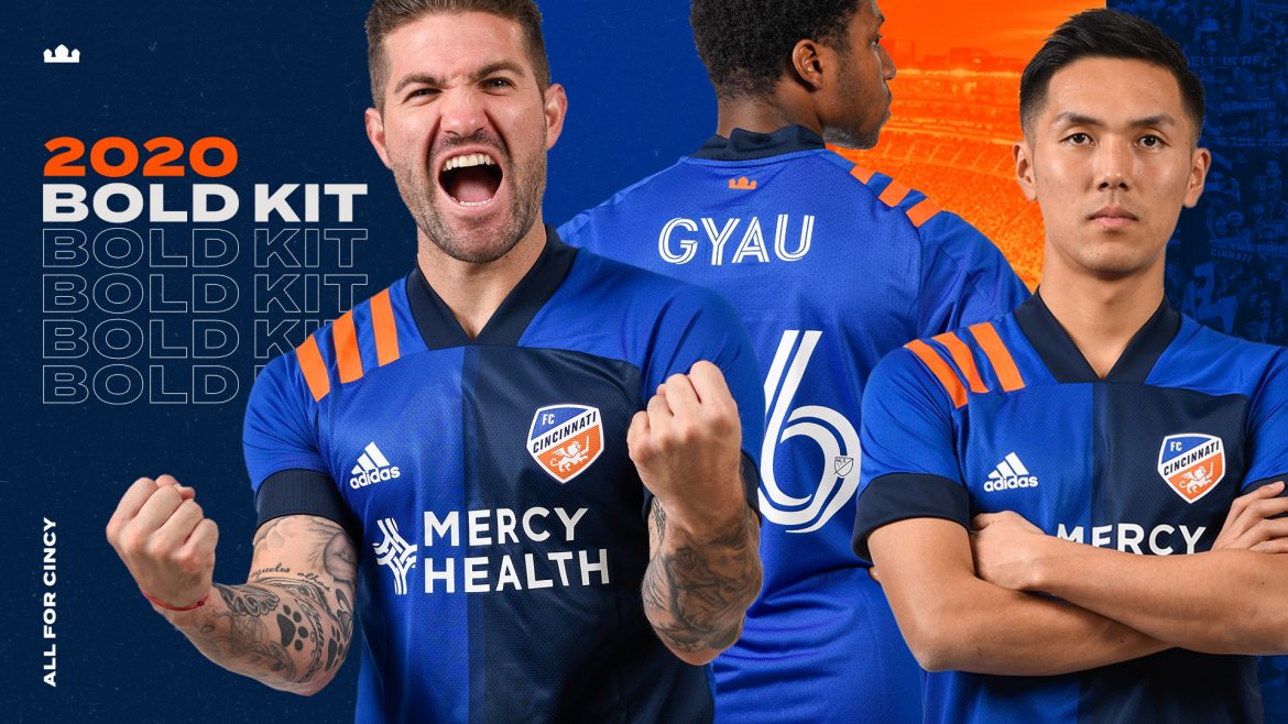 Camisas do FC Cincinnati 2020 Adidas mls abre