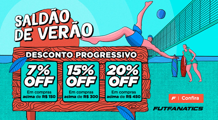 Desconto progressivo + cupom MDF na FutFanatics