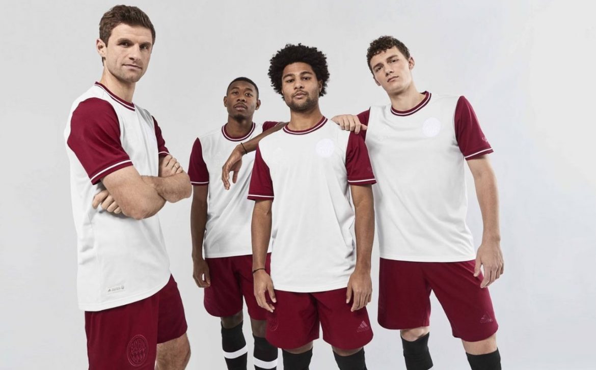 Camisa de 120 anos do Bayern de Munique 2020 Adidas abre