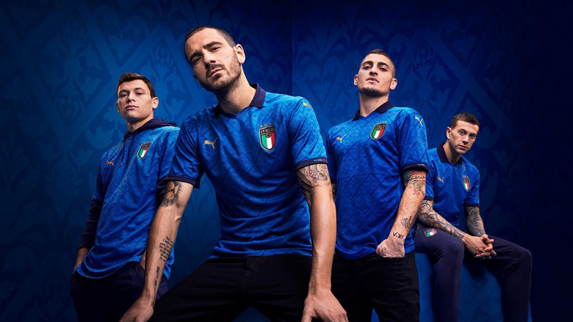 Camisa azul da Itália 2020-2021 PUMA | Eurocopa Camisa azul da Itália 2020-2021 PUMA | Eurocopa