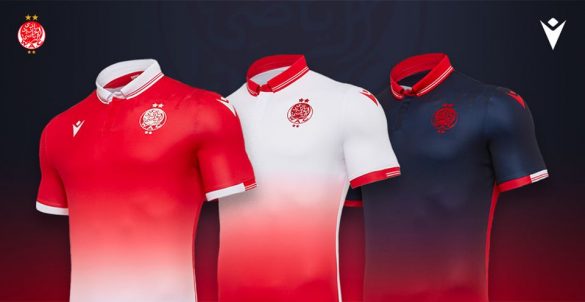 Camisas do Wydad Casablanca 2020 Macron