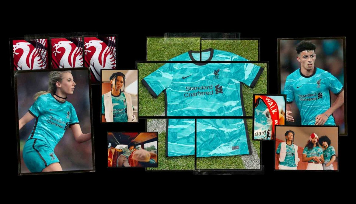 Camisa reserva do Liverpool FC 2020-2021 Nike a