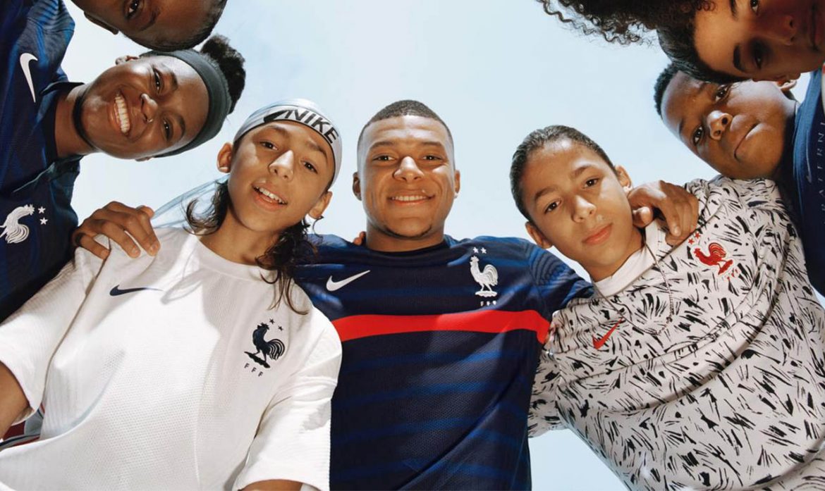 Camisas da França 2020-2021 Nike a