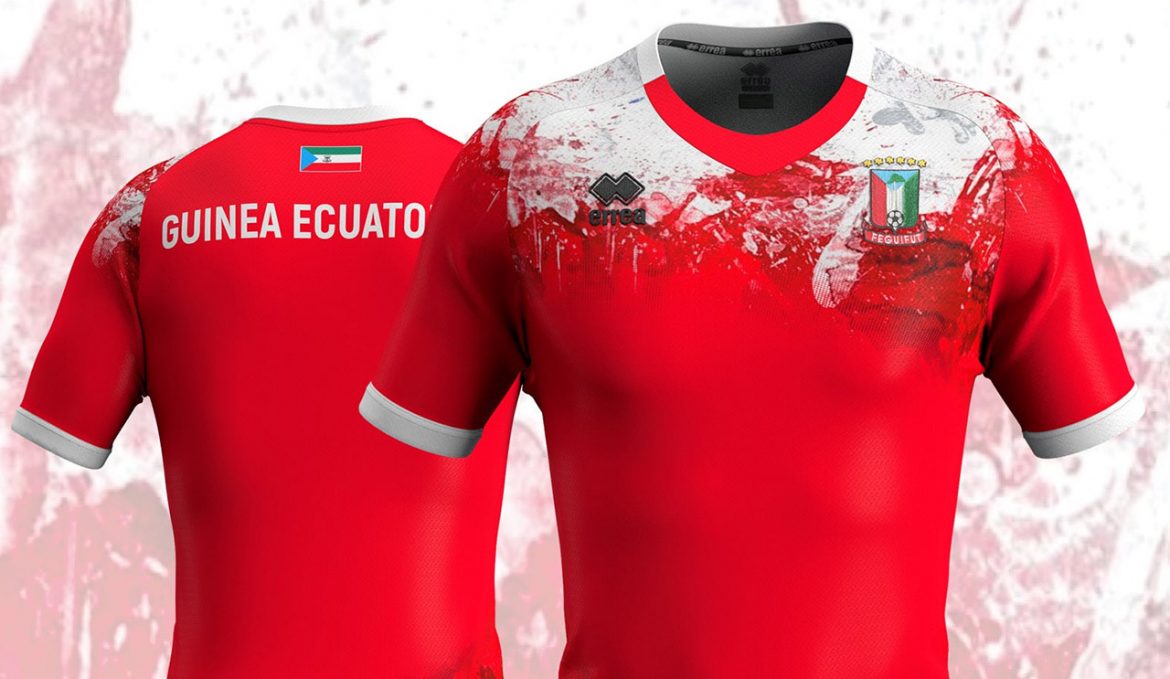 Camisas da Seleção de Guiné Equatorial 2020-2021 Erreà abre