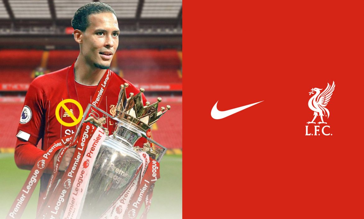 Liverpool Nike x New Balance troféu