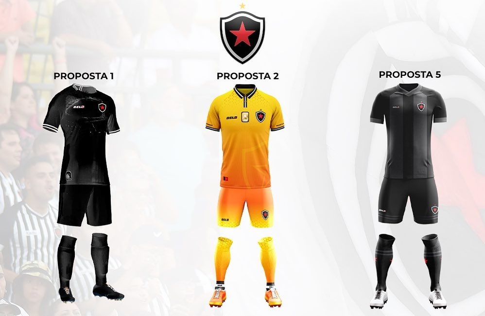 Botafogo-PB divulga finalistas de concurso para terceira camisa