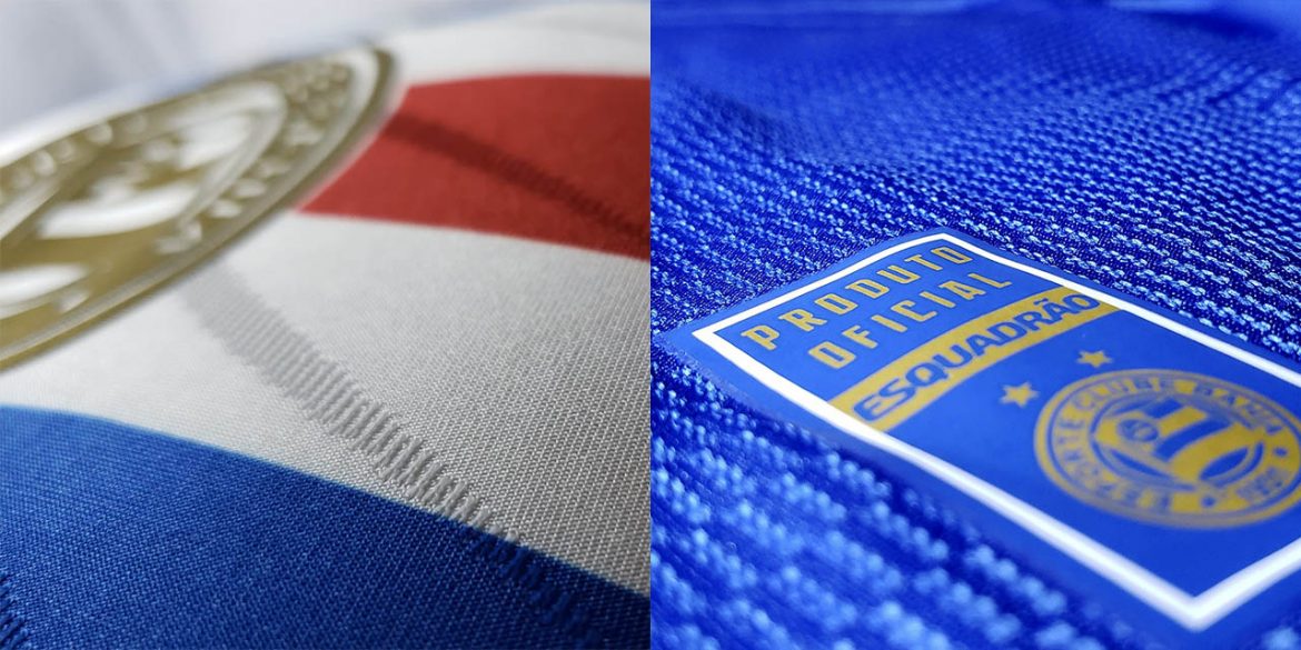 Camisa retrô Bahia 1934 Esquadrão abre