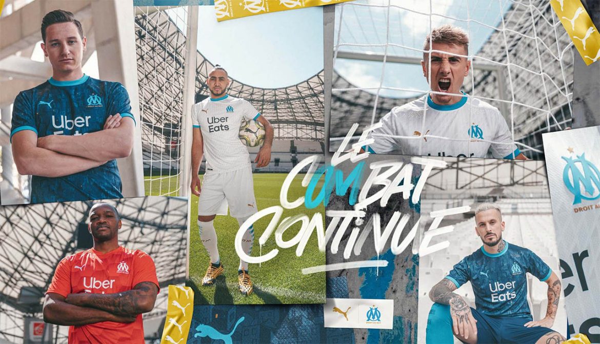 Camisas do Olympique de Marseille 2020-2021 PUMA a