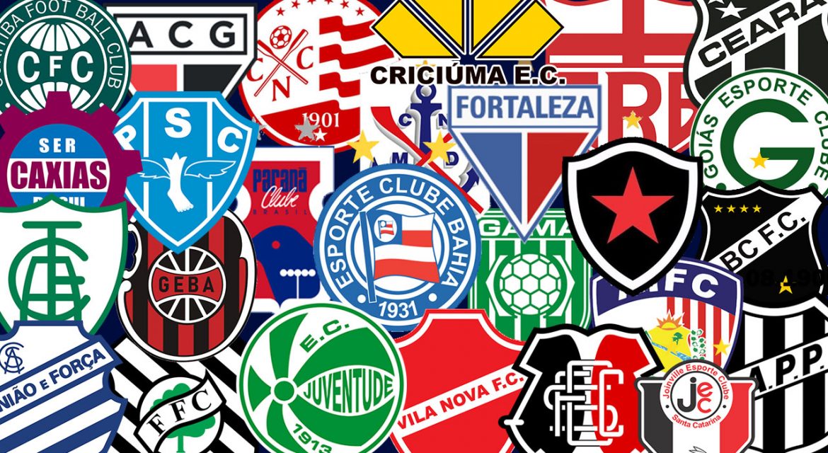 Clubes com marcas próprias no Brasileirão séries A, B, C e D em 2020