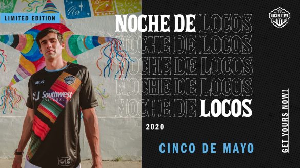 Camisa Noche de locos do El Paso Locomotive 2020 BLK