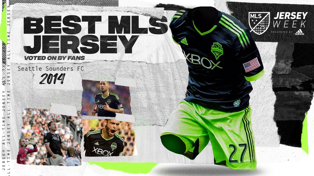 Camisa do Seattle Sounders eleita a melhor da história da MLS pelos fãs