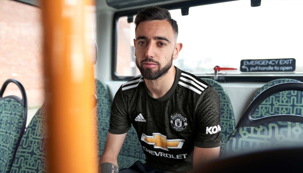 Camisa reserva do Manchester United 2020-2021 Adidas