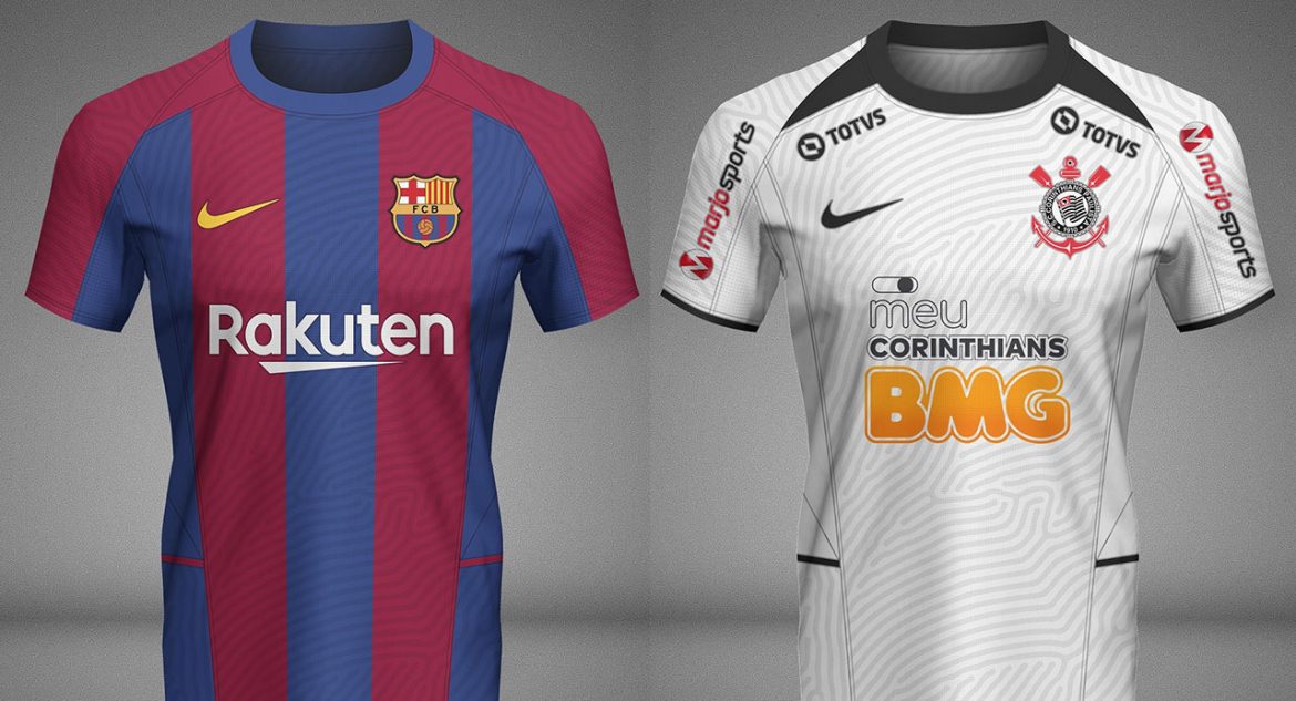 Camisas Nike Icon 2002 para os clubes da marca (Matteus Mouta)