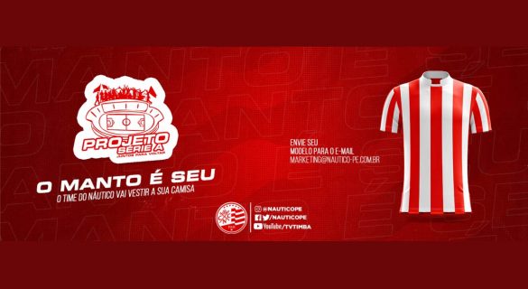 O Manto é Seu Torcedor desenhará nova camisa do Náutico 2020 a