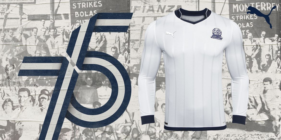 Camisa dos 75 anos do Rayados de Monterrey 2020 PUMA abre