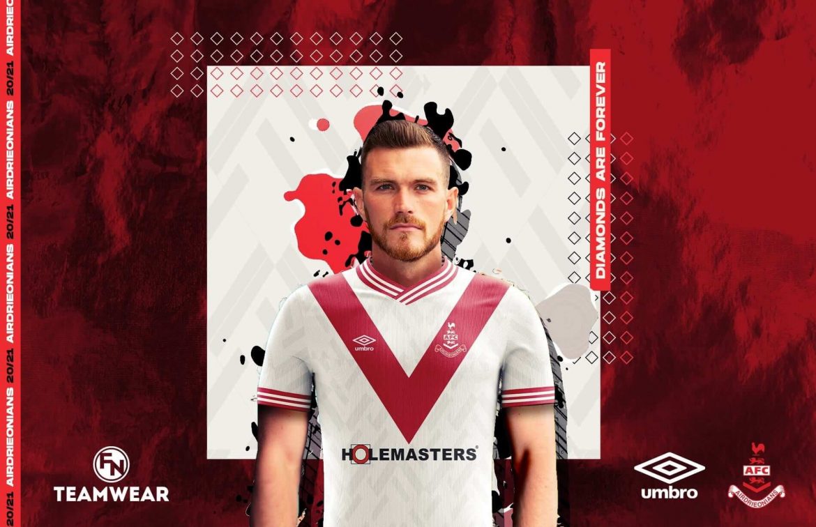 Camisas do Airdrie FC 2020-2021 Umbro