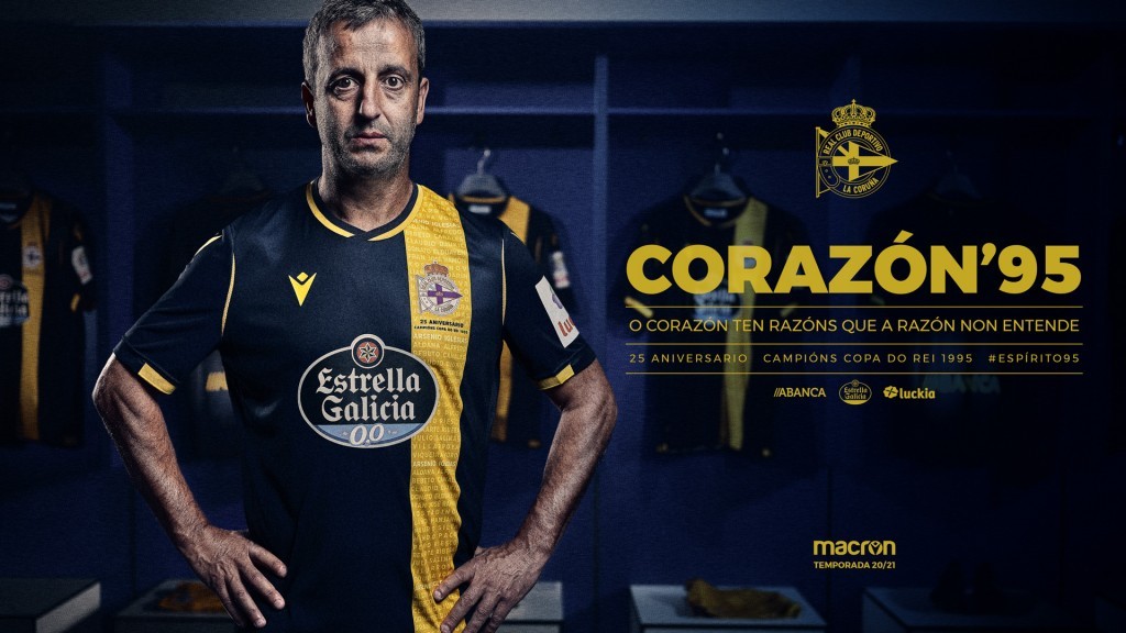 Camisas do Deportivo La Coruña 2020-2021 Macron