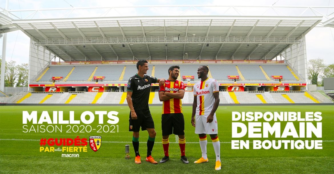Camisas do RC Lens 2020-2021 Macron