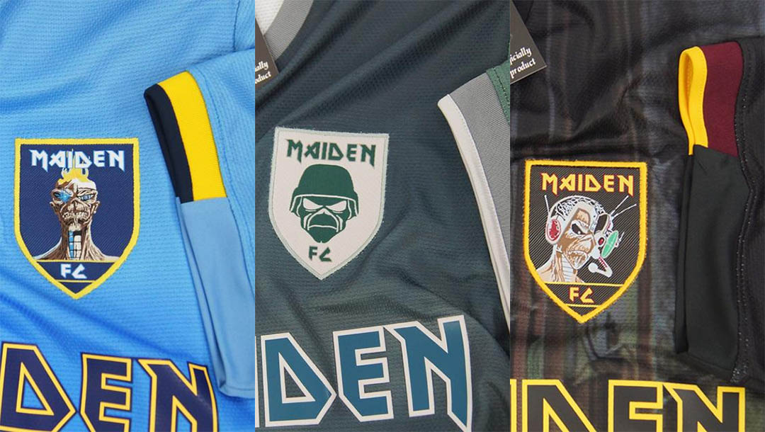 WA Sport apresenta três novas camisas do Iron Maiden