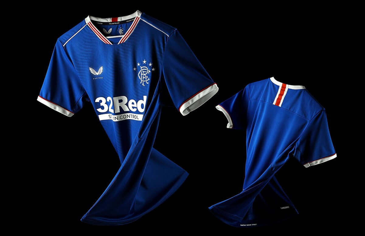 Novas camisas do Rangers FC 20202021 Castore » Mantos do Futebol