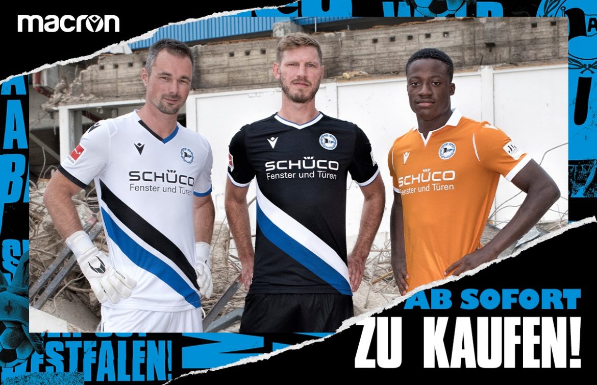 Camisas do Arminia Bielefeld 2020-2021 Macron
