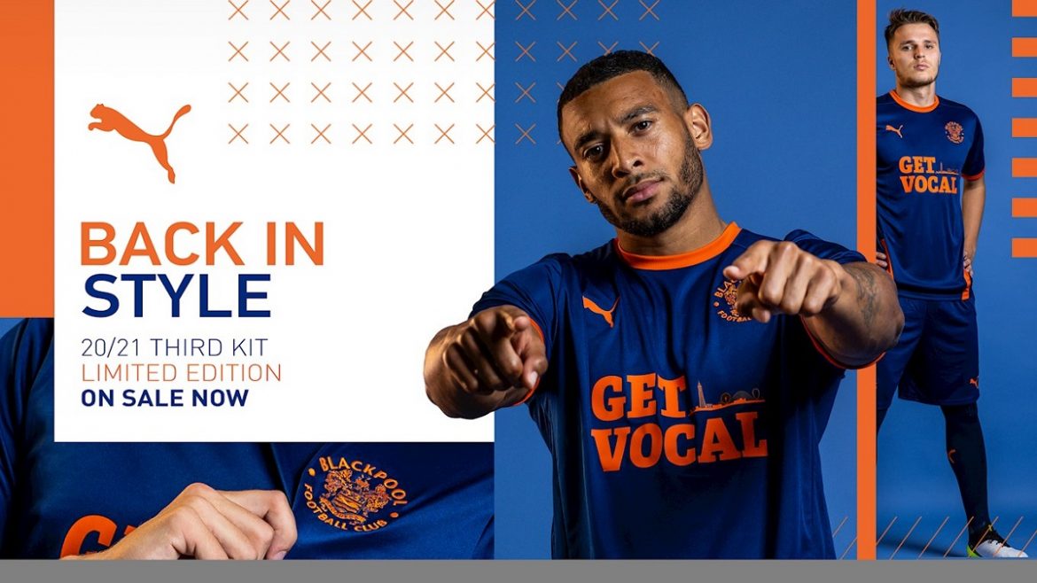 Camisas do Blackpool FC 2020-2021 PUMA