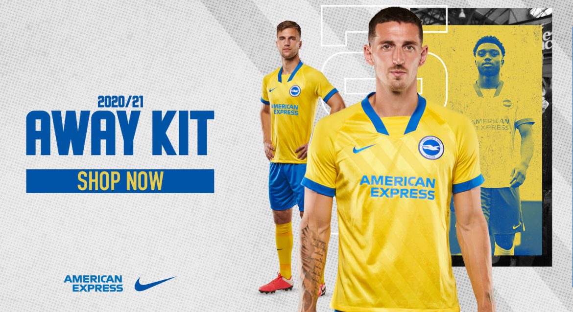 Camisas do Brighton & Hove Albion 2020-2021 Nike Reserva