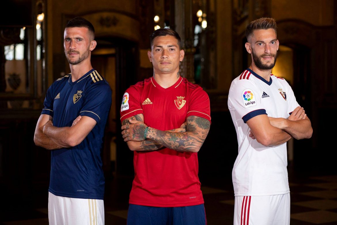 Camisas do CA Osasuna 2020-2021 Adidas